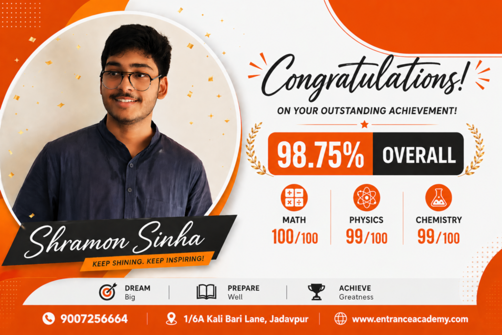 Entrance Academy Topper