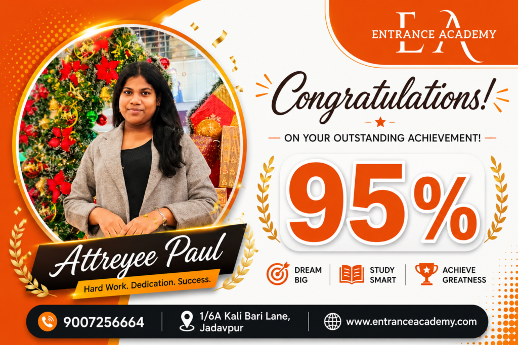 Entrance Academy Topper