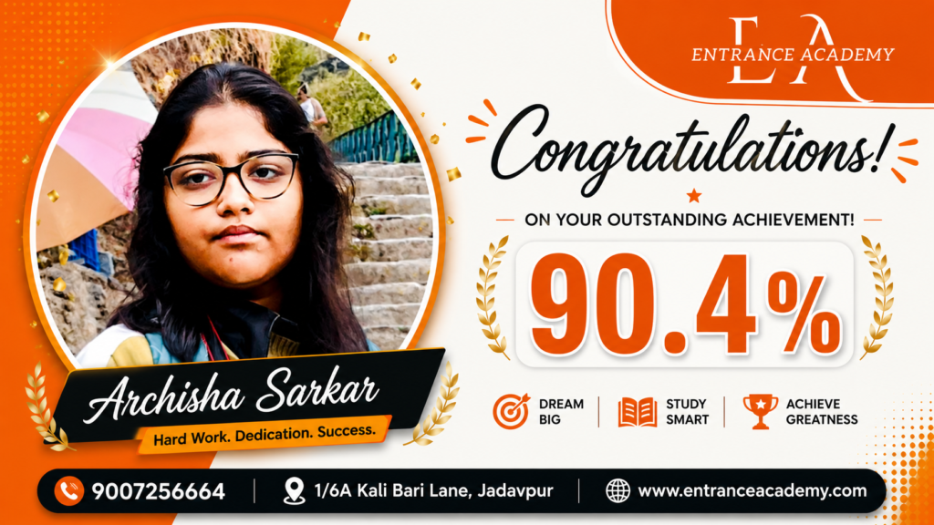 Entrance Academy Topper